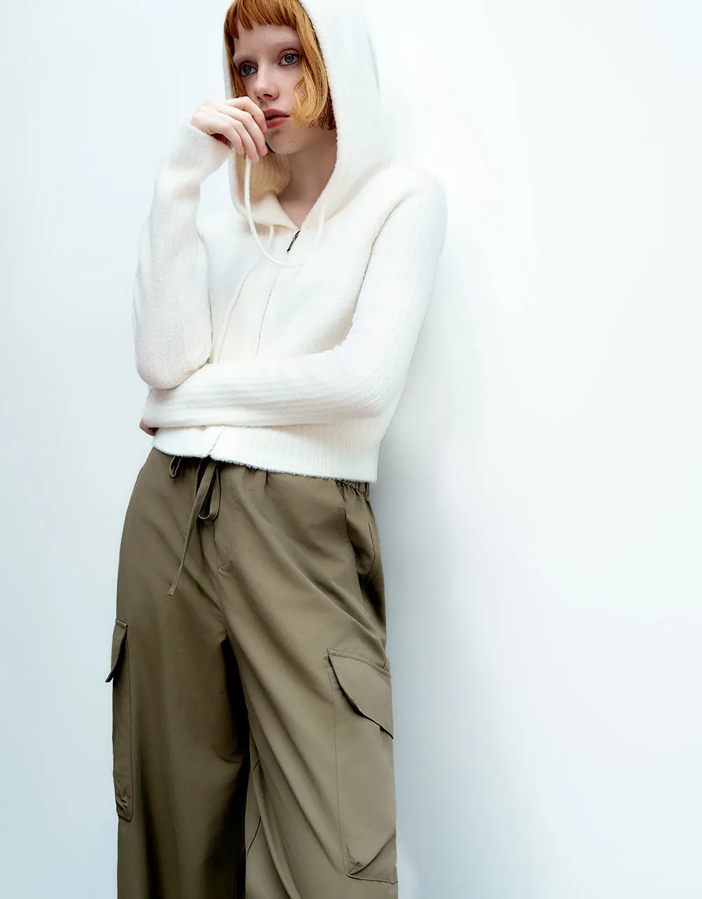 Zipper Front Knitted Cardigan sold by Urban Revivo product image thumbnail 3