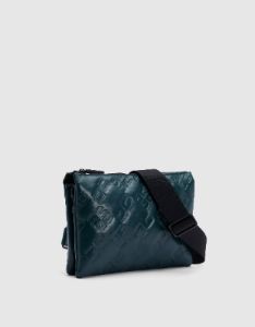 Embossed Vegan Leather Crossbody Bag sold by Urban Revivo