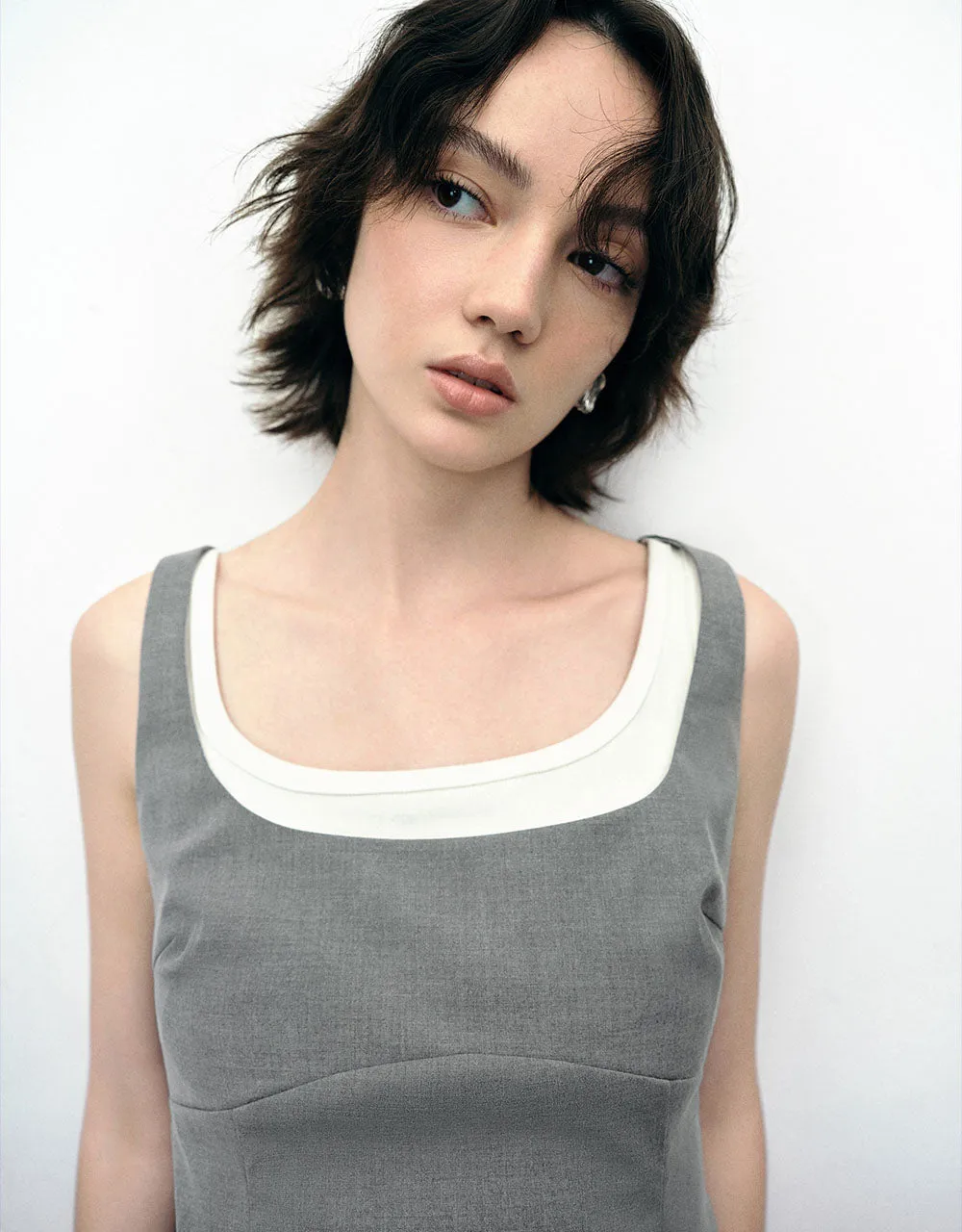 2 In 1 Sleeveless U Neck A-Line Dress sold by Urban Revivo product image thumbnail 4