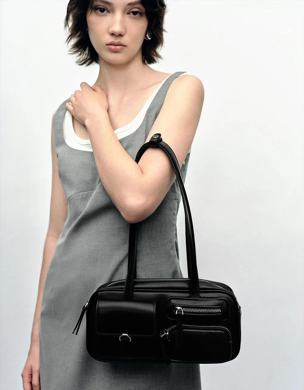 2 In 1 Sleeveless U Neck A-Line Dress sold by Urban Revivo product image thumbnail 3