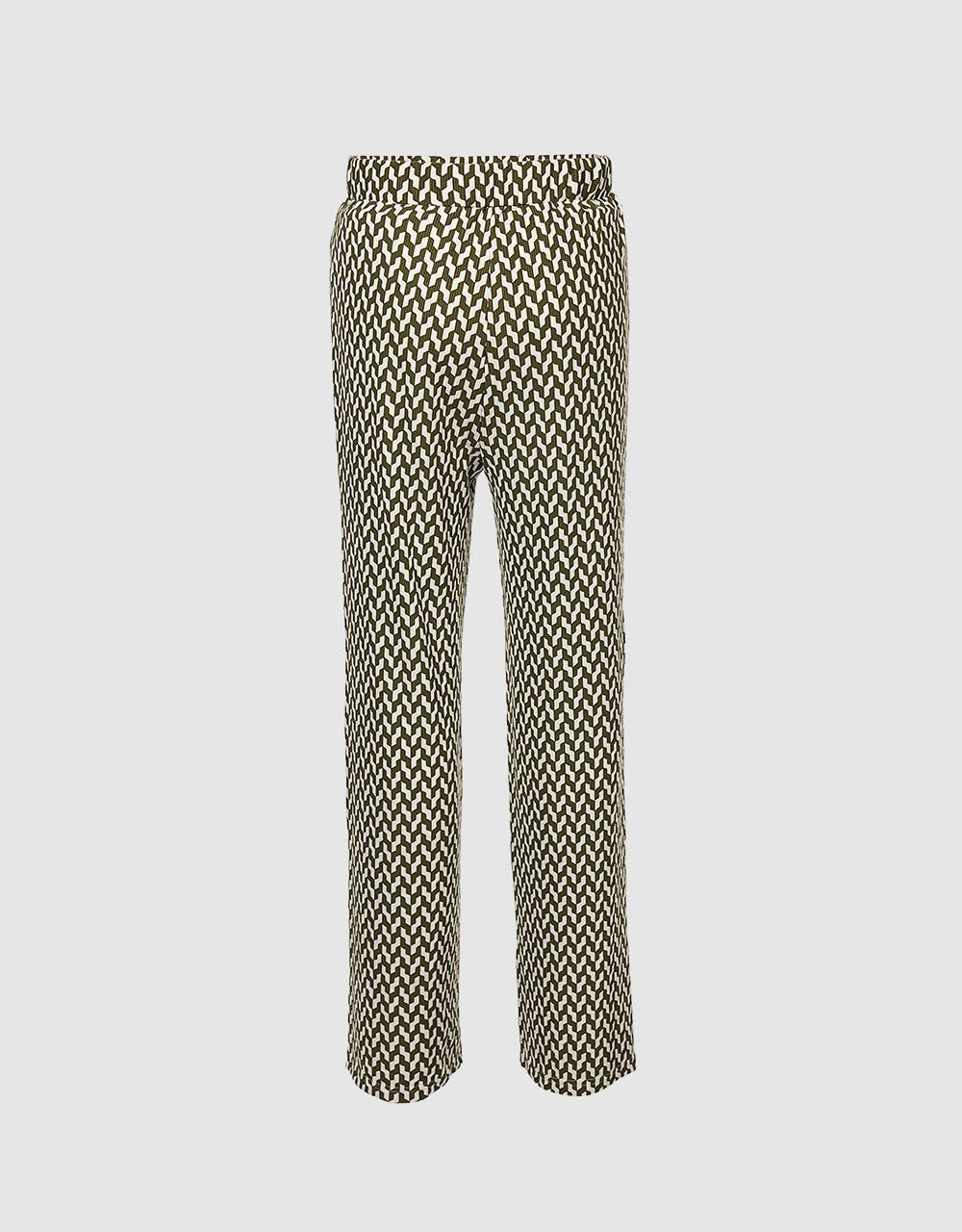 Checkered Straight Pants sold by Urban Revivo product image thumbnail 4