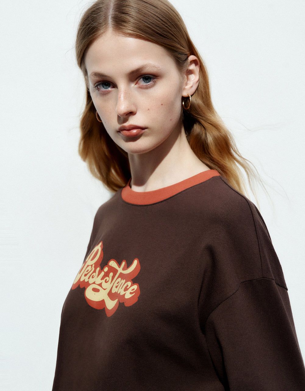 Letter Printed Crew Neck Loose T-Shirt sold by Urban Revivo product image thumbnail 5