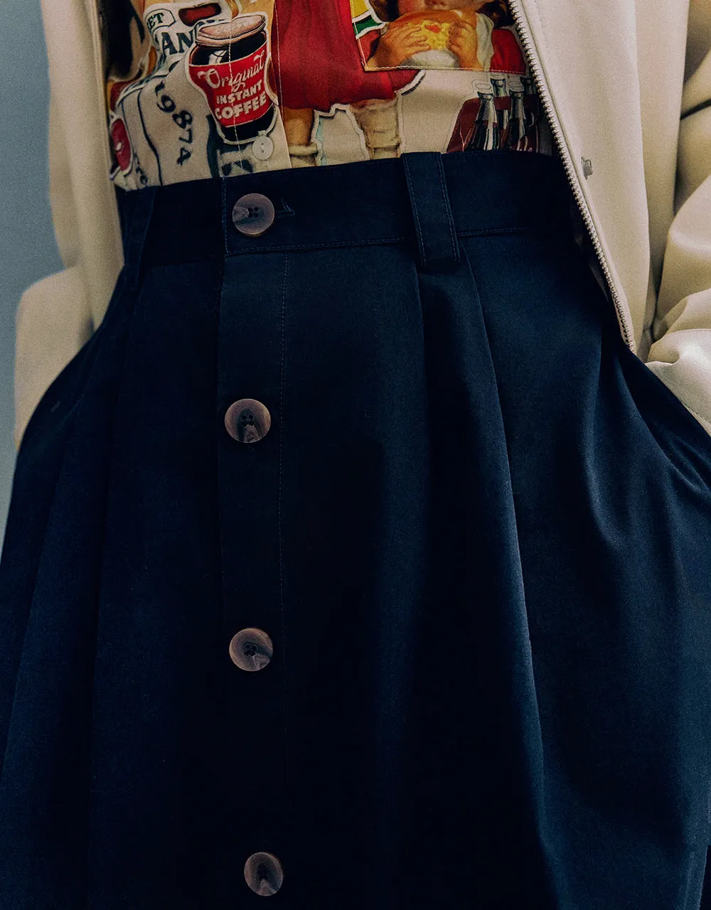 Midi A-Line Skirt sold by Urban Revivo product image thumbnail 5