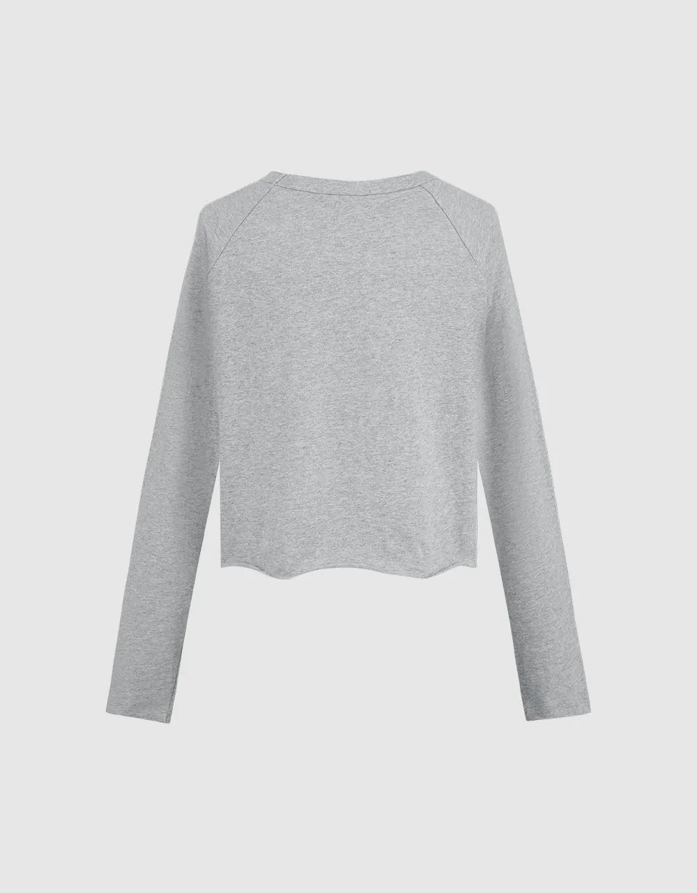 Crew Neck Straight T-Shirt sold by Urban Revivo product image thumbnail 5