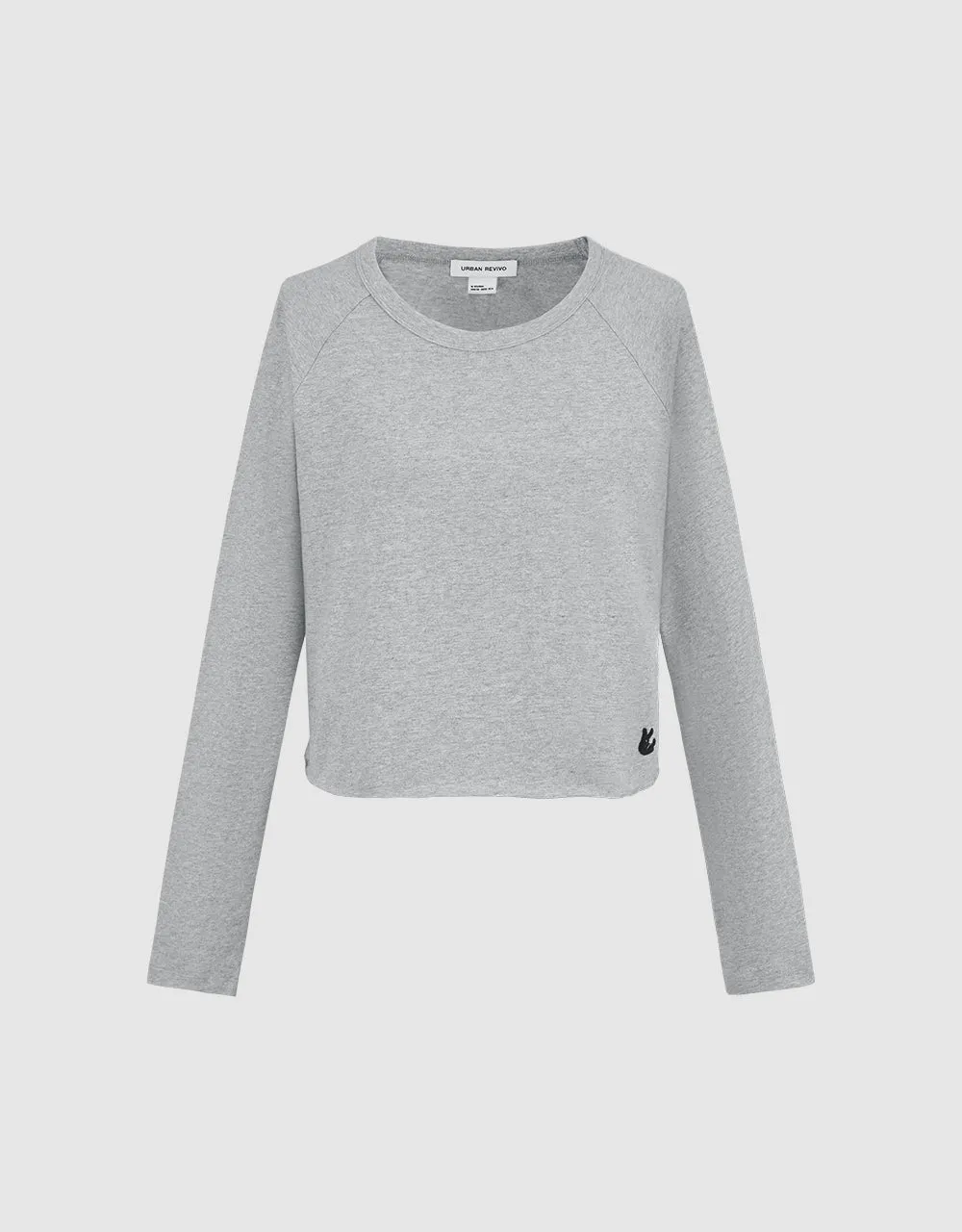 Crew Neck Straight T-Shirt sold by Urban Revivo product image thumbnail 2