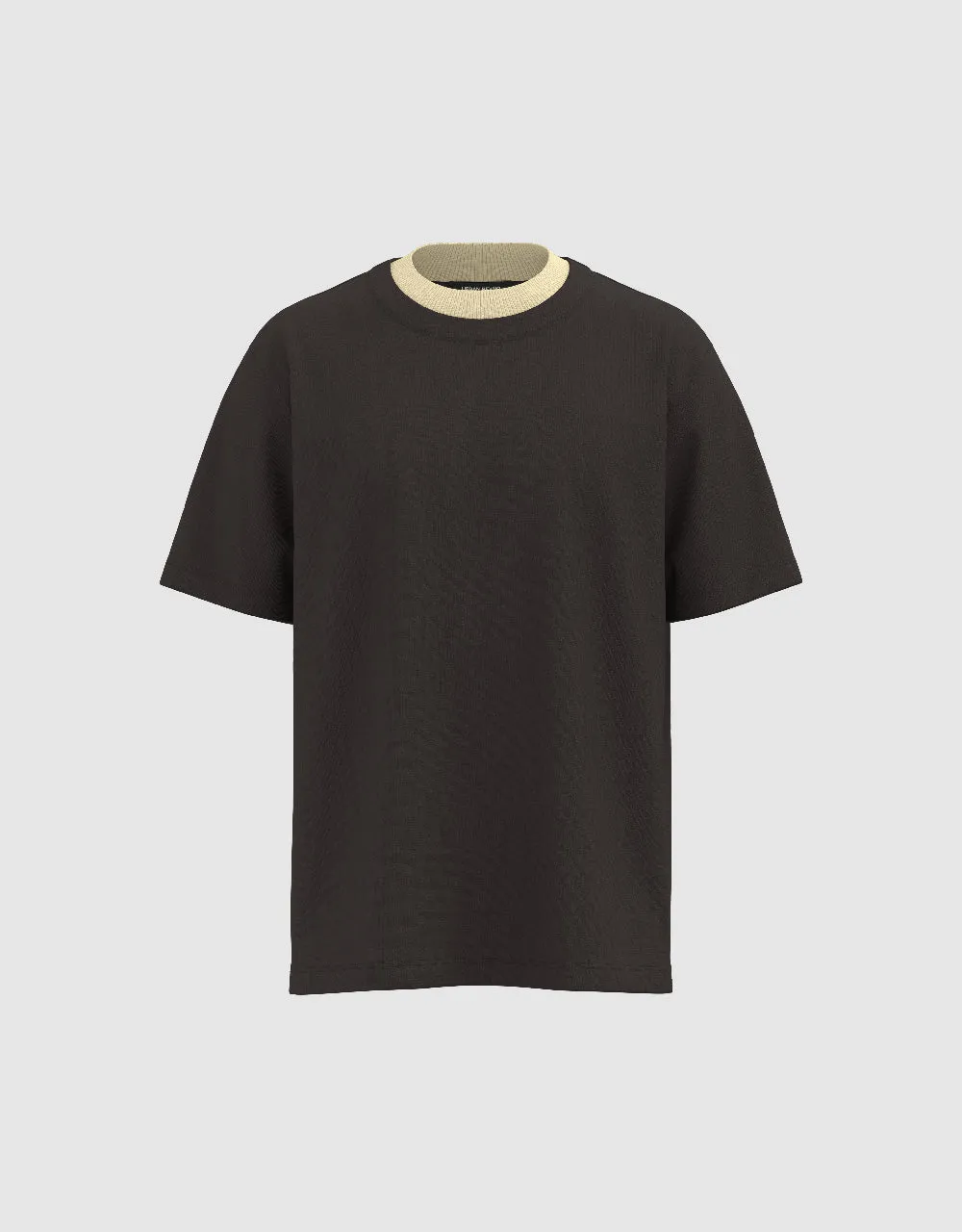 Crew Neck Loose T-Shirt sold by Urban Revivo product image thumbnail 2