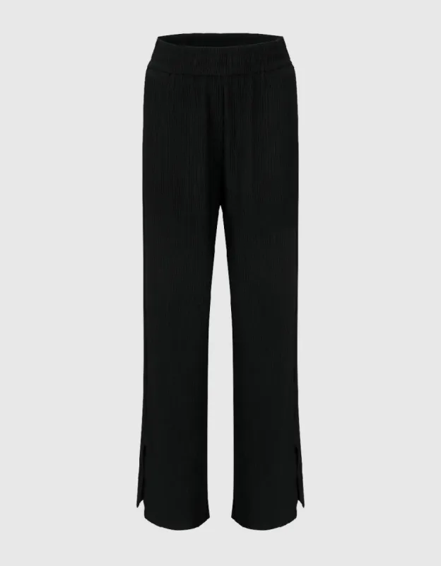 Knitted Straight Pants sold by Urban Revivo