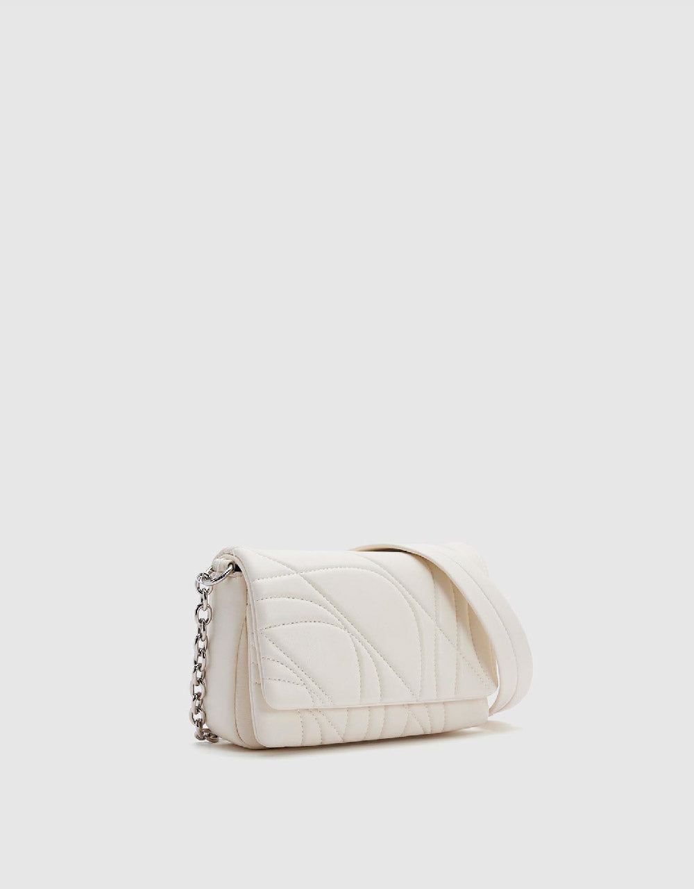 Embossed Vegan Leather Shoulder Bag sold by Urban Revivo product image thumbnail 2
