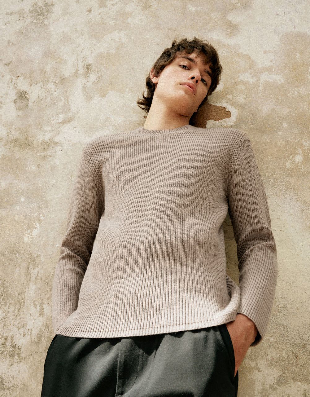 Crew Neck Knitted T-Shirt sold by Urban Revivo product image thumbnail 3