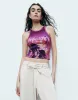 Printed Crew Neck Tank Top sold by Urban Revivo