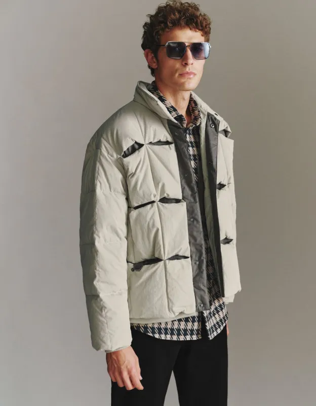 Straight Loose Down Jacket sold by Urban Revivo