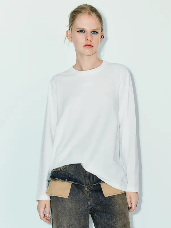 Crew Neck Loose T-Shirt sold by Urban Revivo