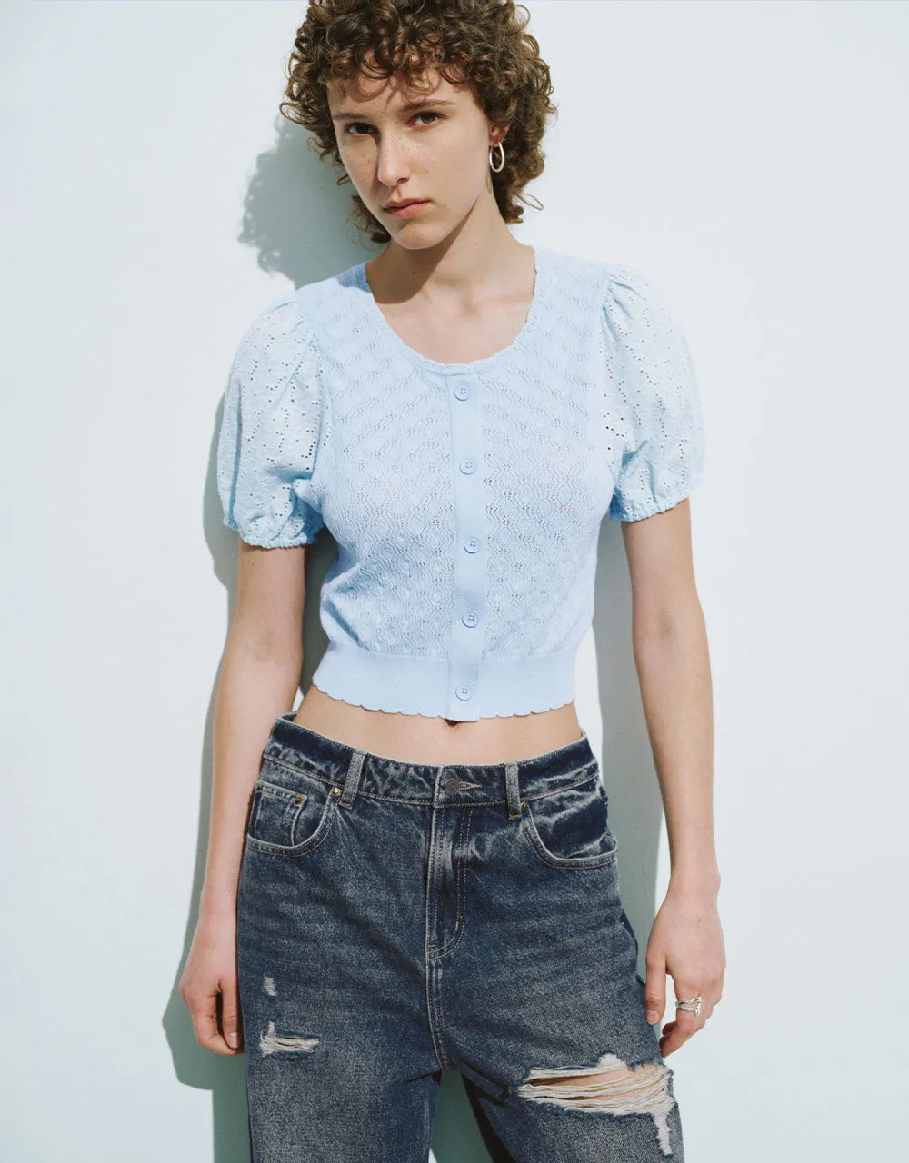 Crew Neck Knitted Skinny T-Shirt sold by Urban Revivo product image thumbnail 3