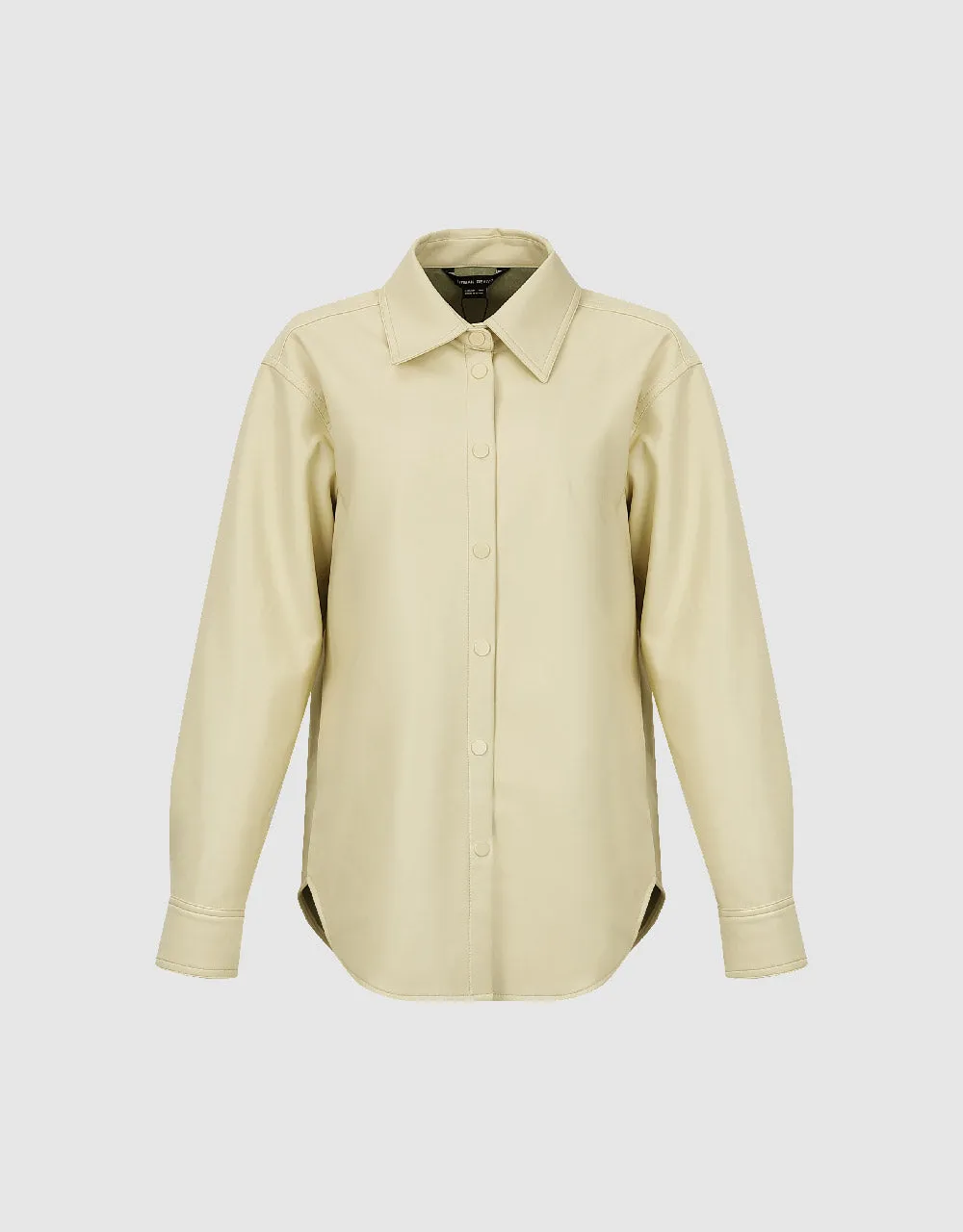 Vegan Leather Straight Jacket sold by Urban Revivo product image thumbnail 2