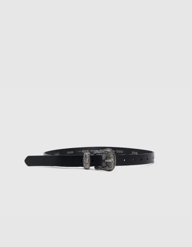Carved Buckled Belt sold by Urban Revivo