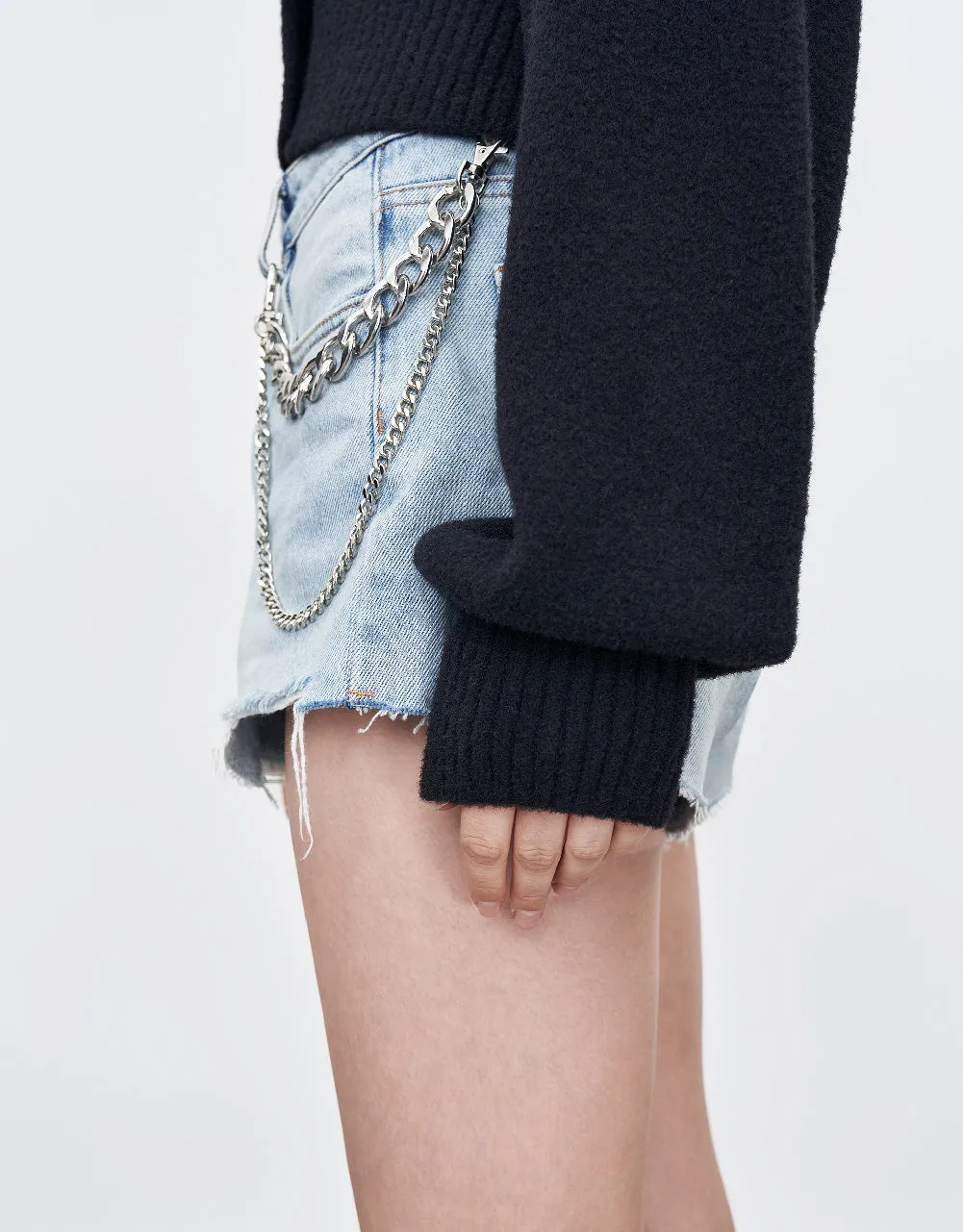 Heart-Shaped Button Knitted Cardigan sold by Urban Revivo product image thumbnail 4