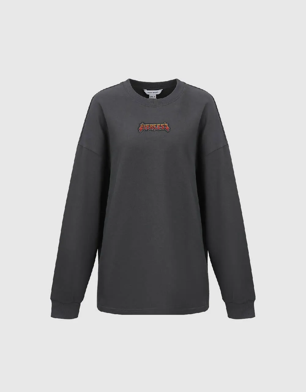 Letter Printed Crew Neck Loose T-Shirt sold by Urban Revivo