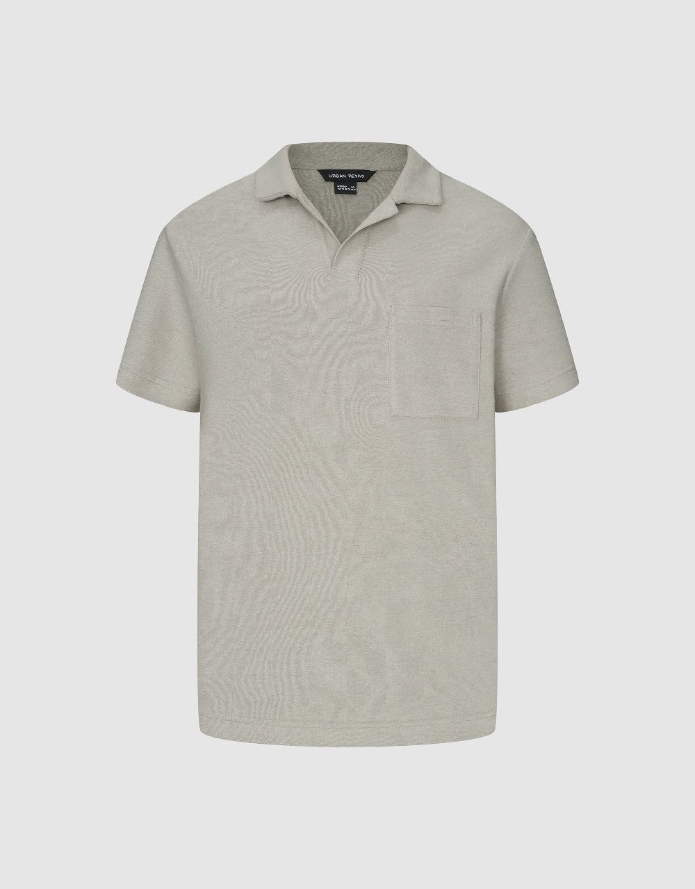 Standard Sleeve Straight Polo Shirt sold by Urban Revivo product image thumbnail 2