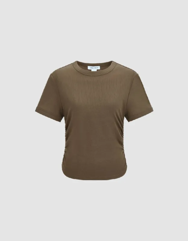 Crew Neck Skinny T-Shirt sold by Urban Revivo