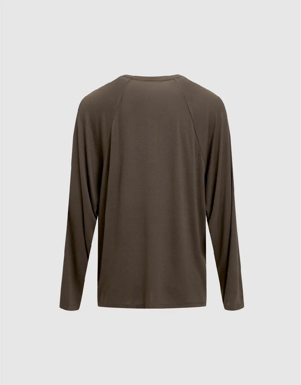 Button Half Placket Crew Neck Loose T-Shirt sold by Urban Revivo product image thumbnail 5