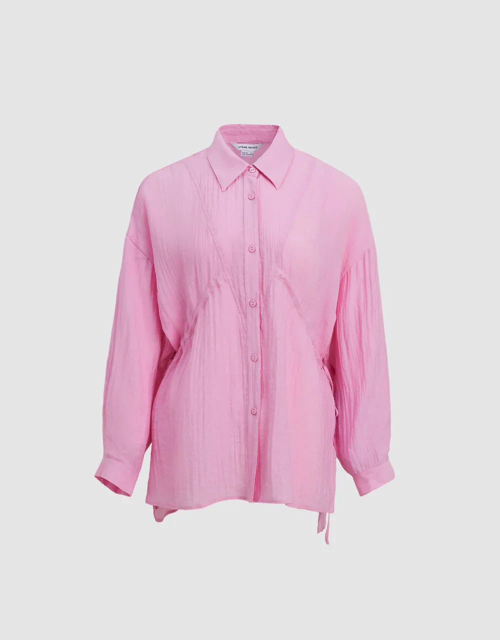 Button Up Loose A-Line Shirt sold by Urban Revivo product image thumbnail 2