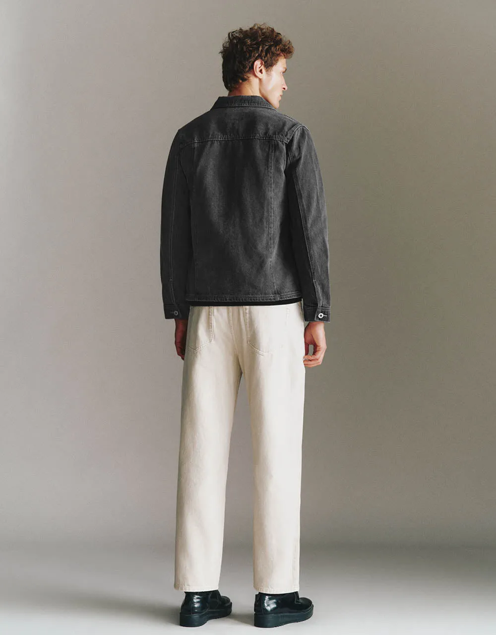 Button Up Denim Jacket sold by Urban Revivo product image thumbnail 3