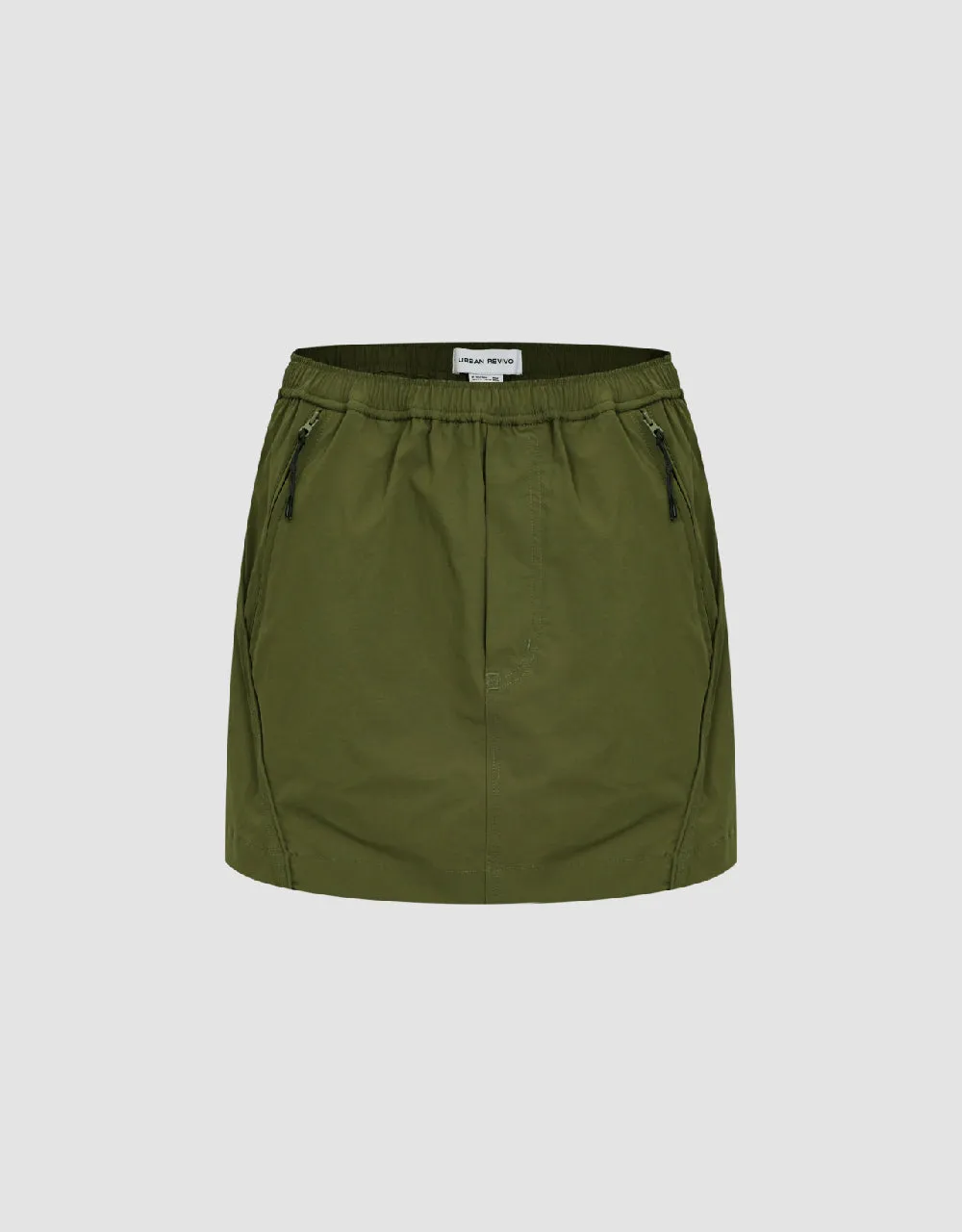 Elastic Waist Mini A-Line Skirt sold by Urban Revivo