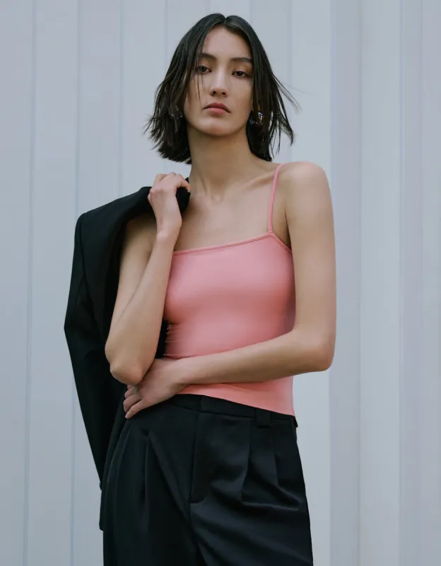 Basic Knitted Cami Top sold by Urban Revivo