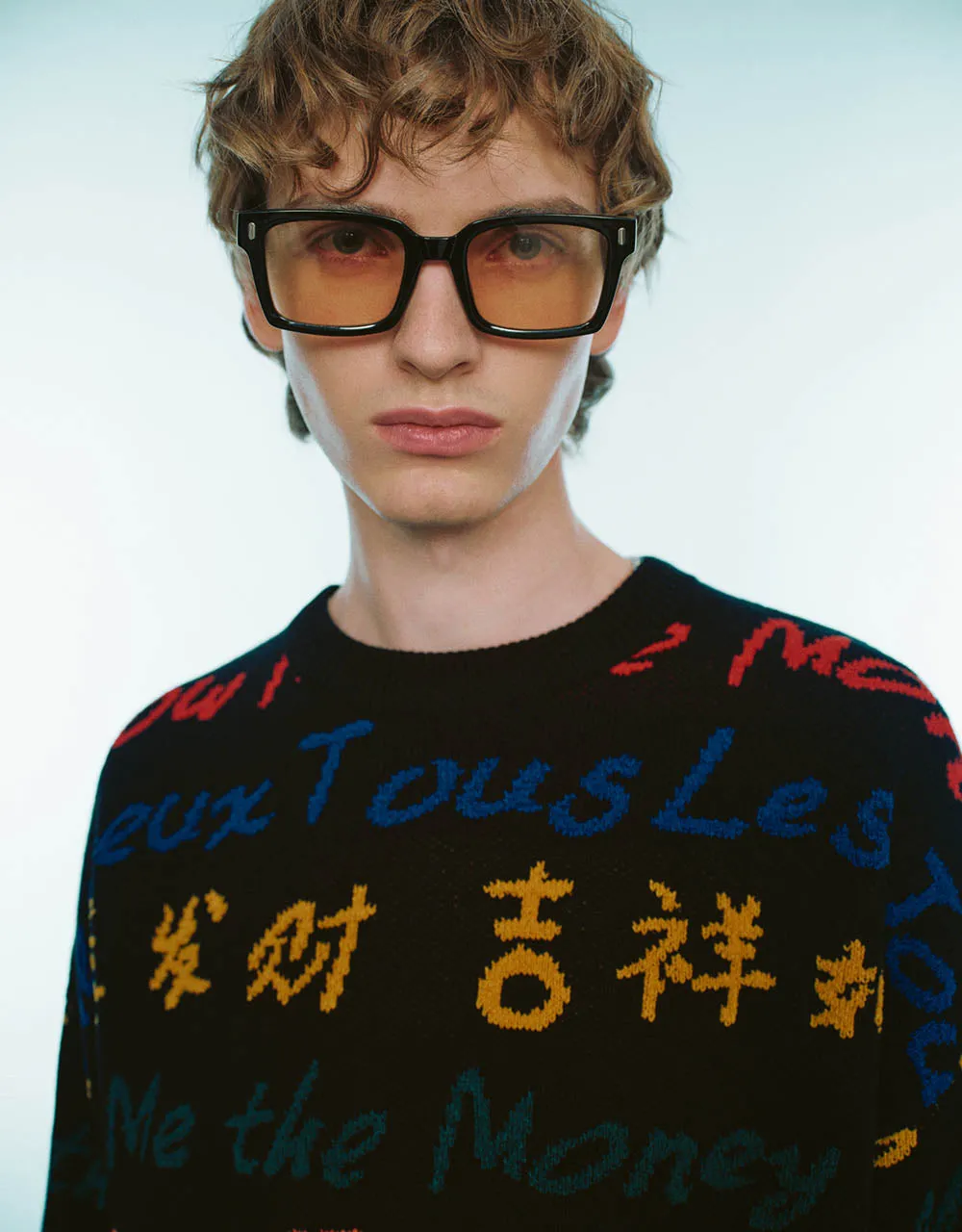 Letter Embroidered Crew Neck Sweater sold by Urban Revivo product image thumbnail 5