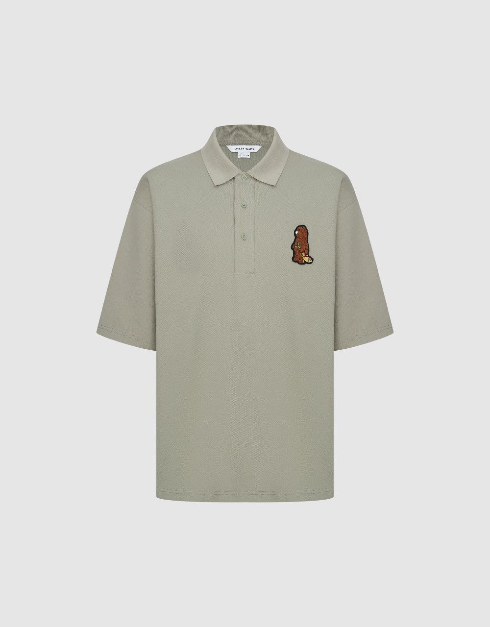 Embossed Polo Shirt sold by Urban Revivo product image thumbnail 2