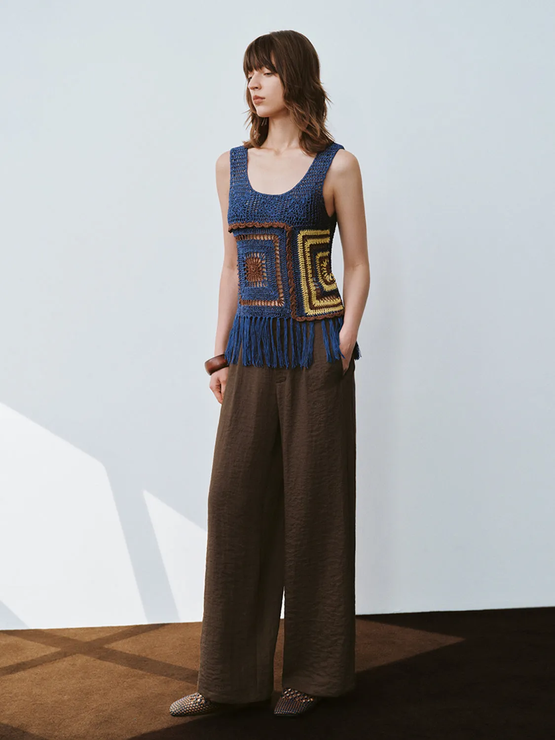 Wide-Leg Pants sold by Urban Revivo product image thumbnail 5