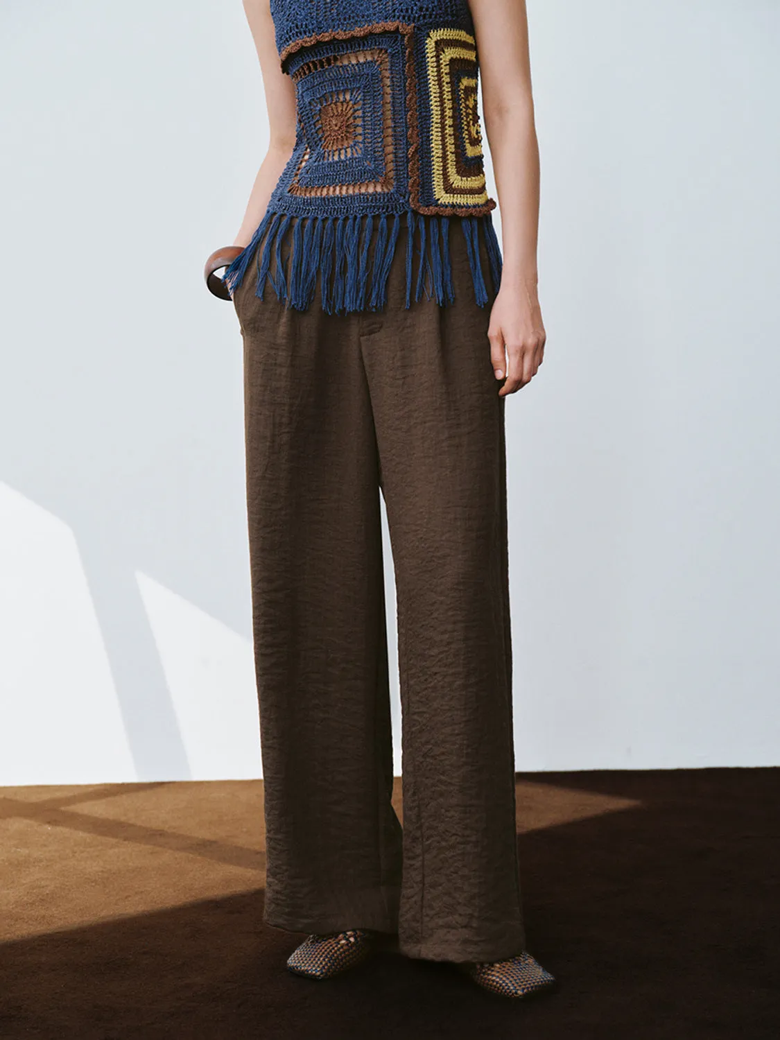 Wide-Leg Pants sold by Urban Revivo product image thumbnail 2