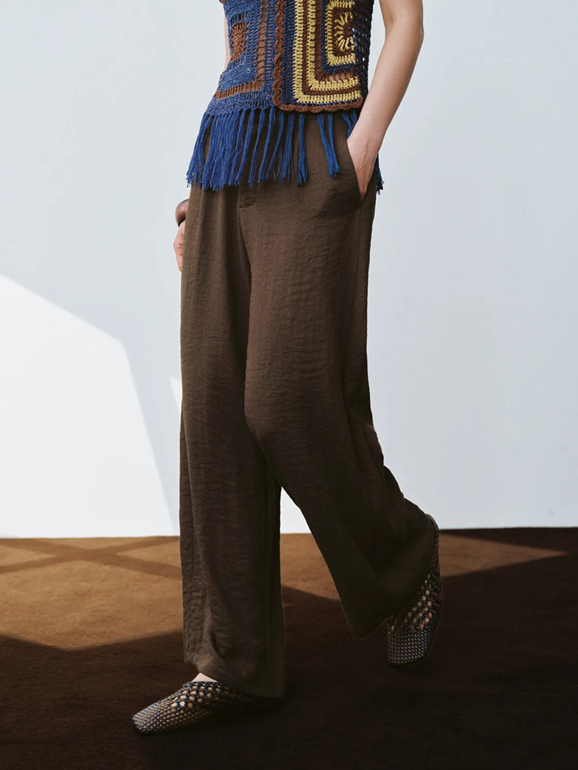 Wide-Leg Pants sold by Urban Revivo product image thumbnail 4
