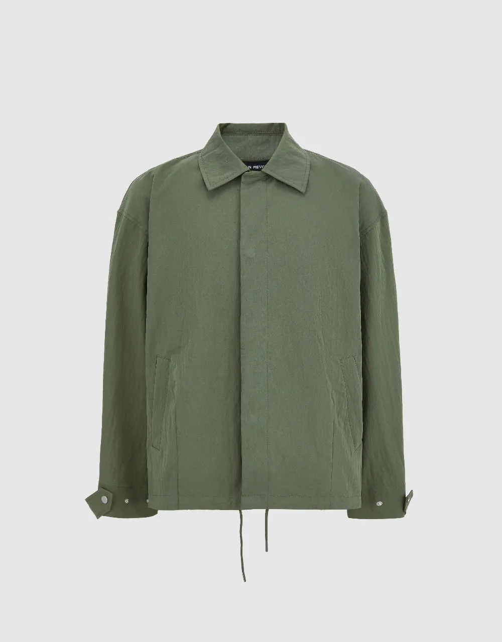 Textured Button Up Straiaght Jacket sold by Urban Revivo product image thumbnail 2