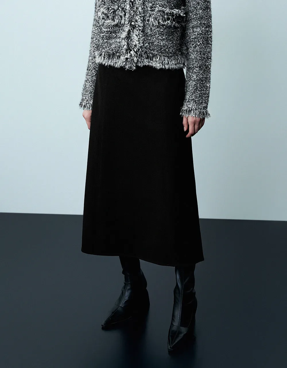 Midi A-Line Skirt sold by Urban Revivo product image thumbnail 4