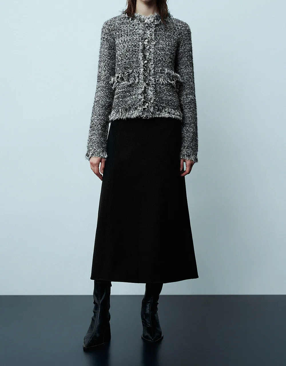 Midi A-Line Skirt sold by Urban Revivo product image thumbnail 2