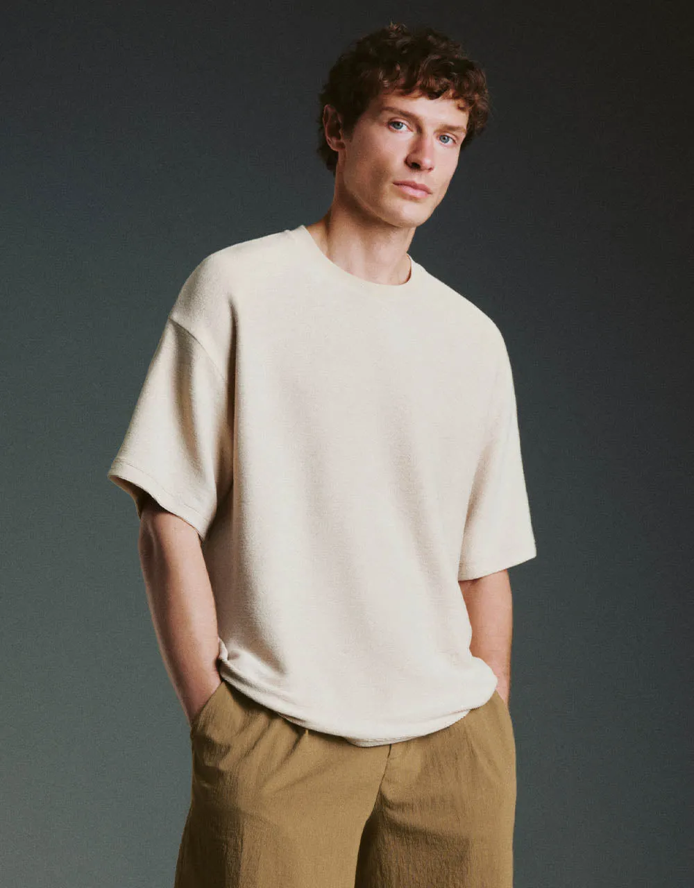Crew Neck Loose T-Shirt sold by Urban Revivo