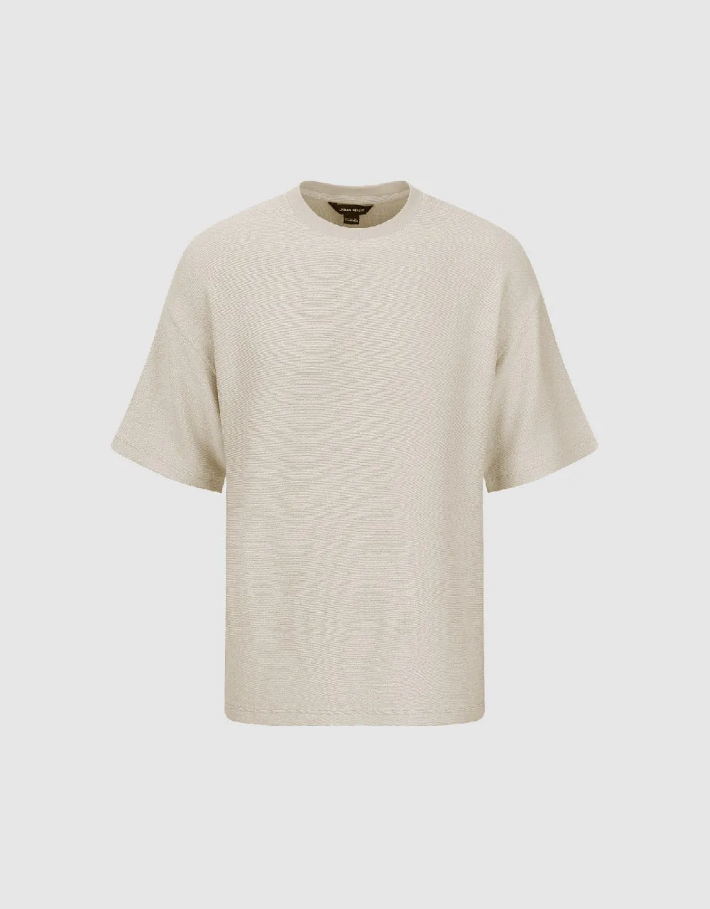 Crew Neck Loose T-Shirt sold by Urban Revivo product image thumbnail 2