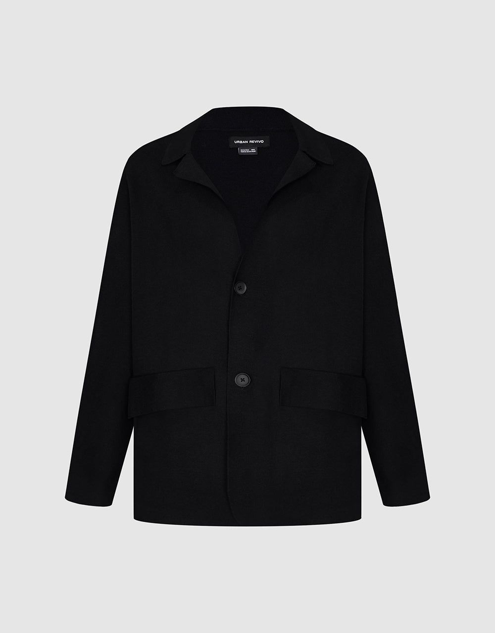 Notch Lapel Tailored Knitted Cardigan sold by Urban Revivo product image thumbnail 5