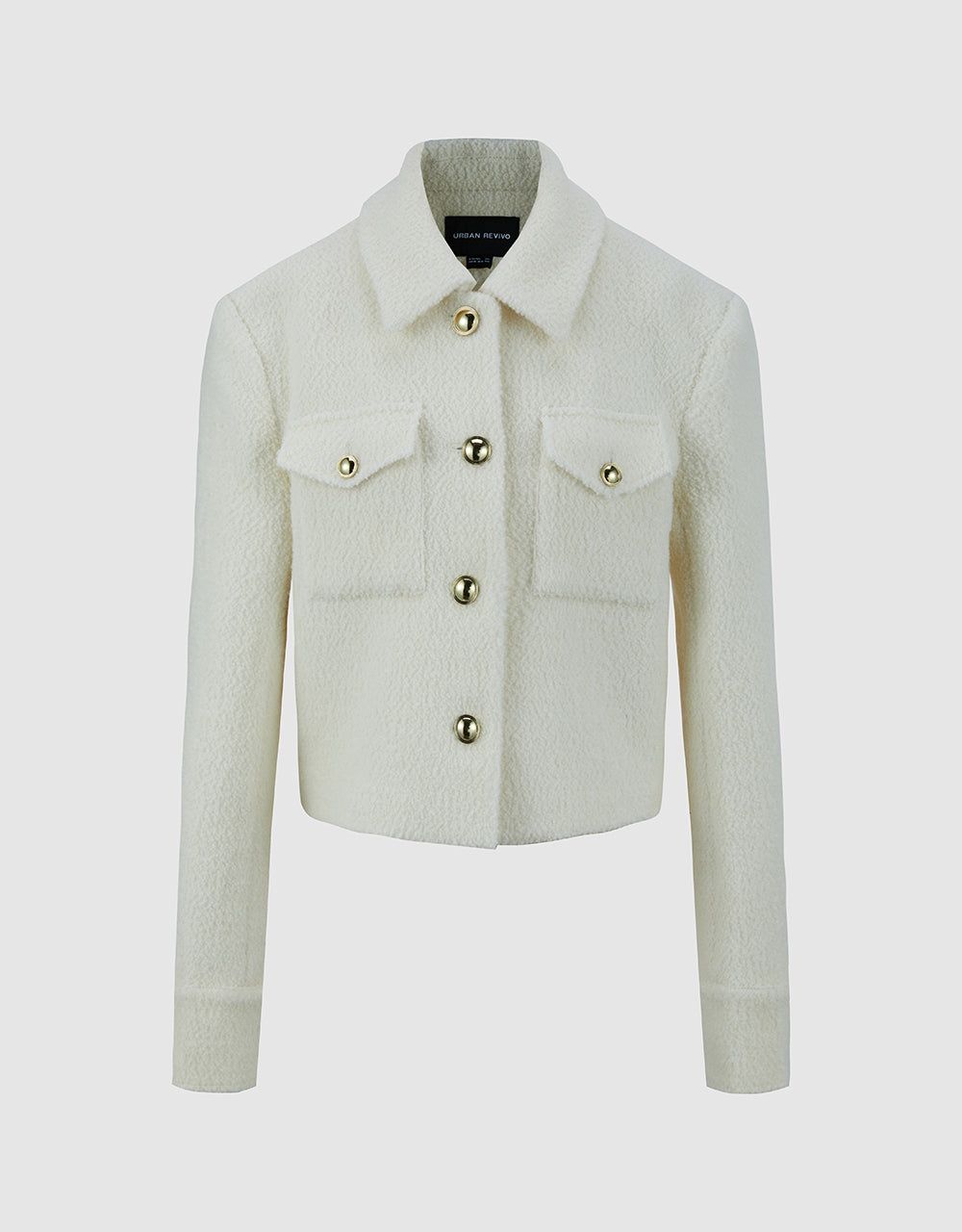 Button Up Tweed Jacket sold by Urban Revivo product image thumbnail 2