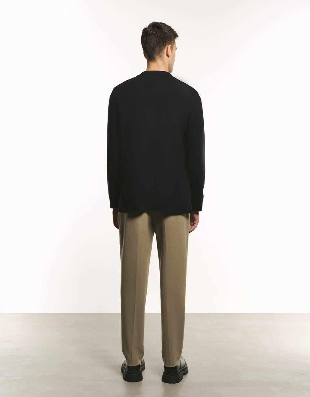 Notch Lapel Tailored Knitted Cardigan sold by Urban Revivo product image thumbnail 3