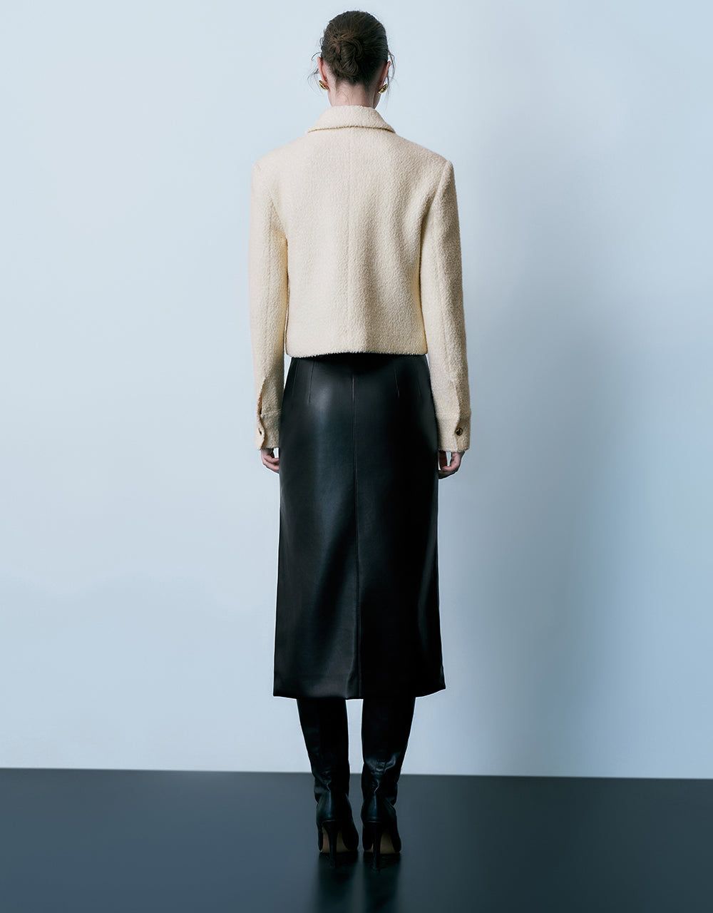 Button Up Tweed Jacket sold by Urban Revivo product image thumbnail 4