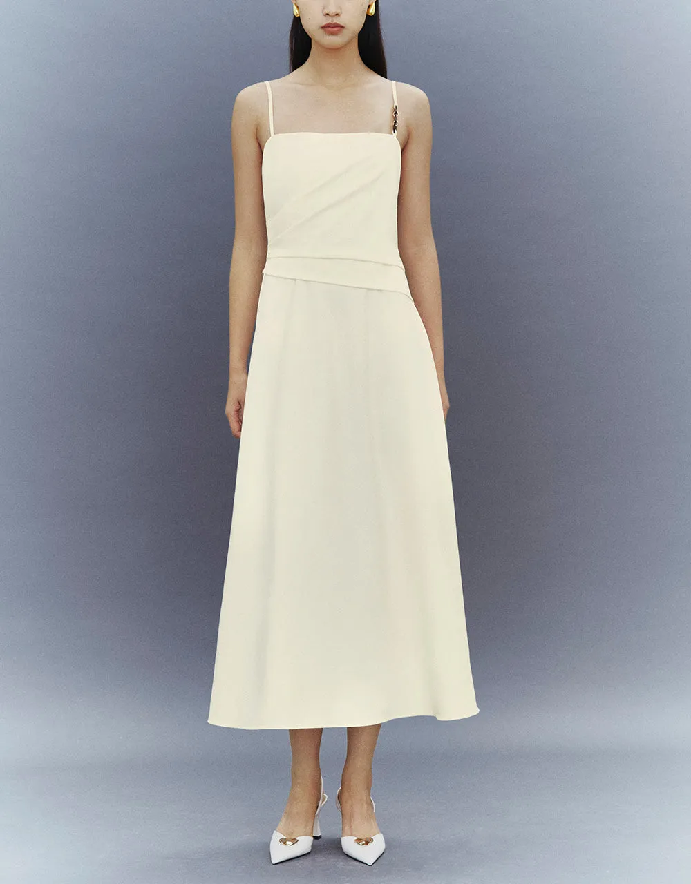 Midi A-Line Cami Dress sold by Urban Revivo product image thumbnail 2