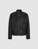 Zipper Front Vegan Leather Jacket sold by Urban Revivo