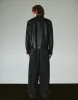 Zipper Front Vegan Leather Jacket sold by Urban Revivo