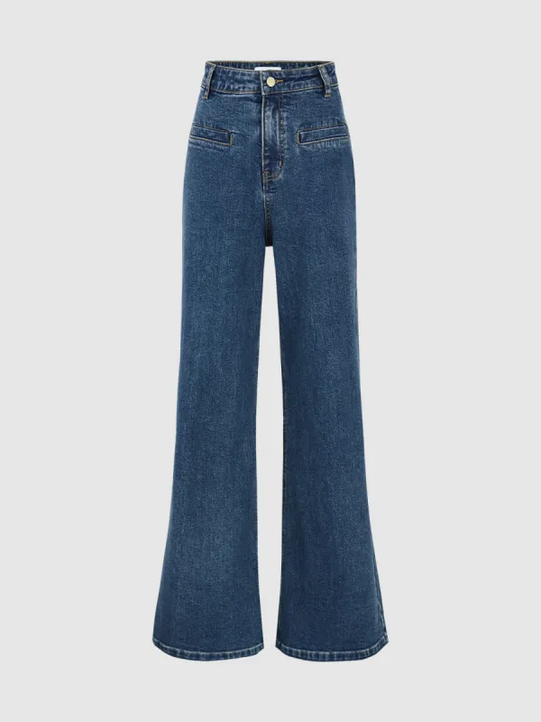 Wide-Leg Jeans sold by Urban Revivo