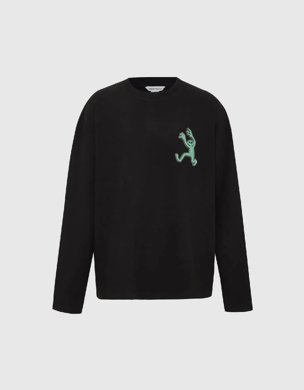 Embossed Crew Neck T-Shirt sold by Urban Revivo product image thumbnail 2