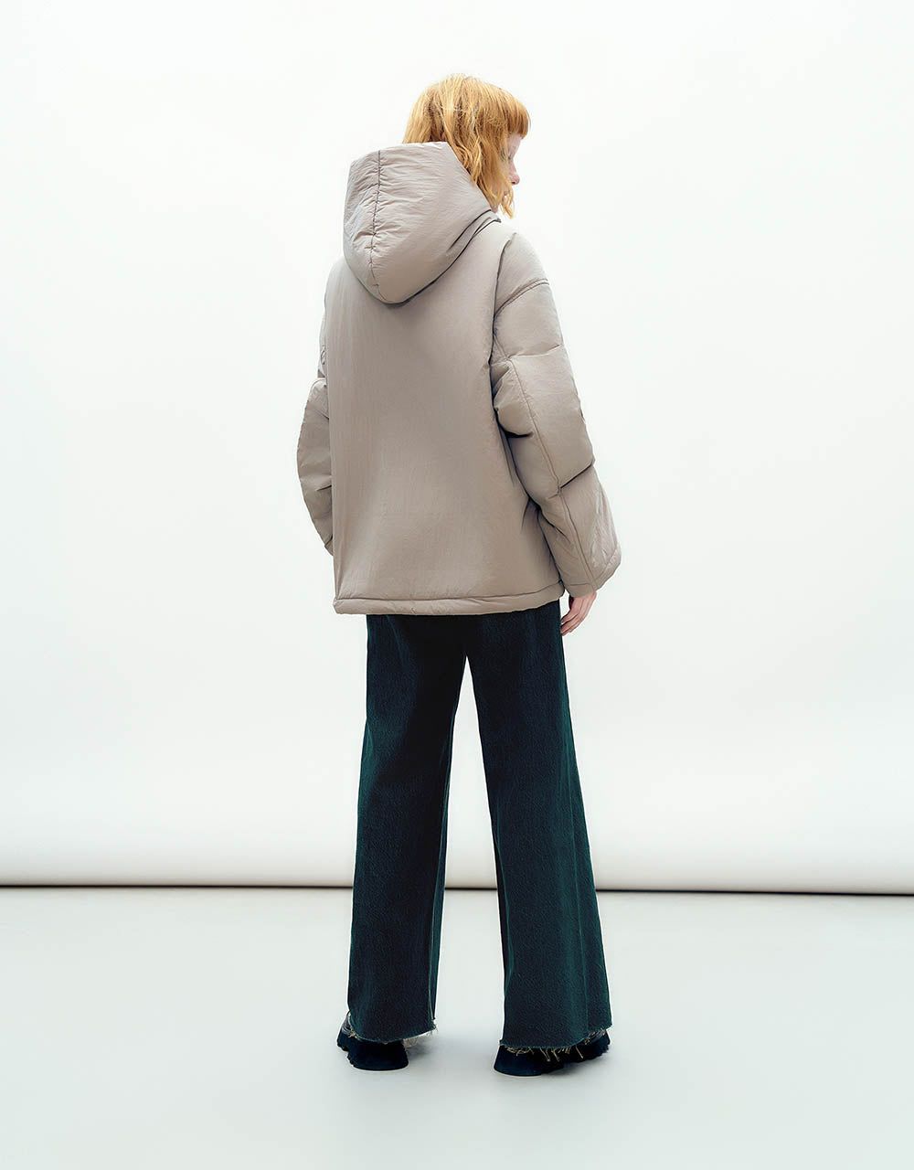 Oversized Crew Neck Padded Coat sold by Urban Revivo product image thumbnail 4