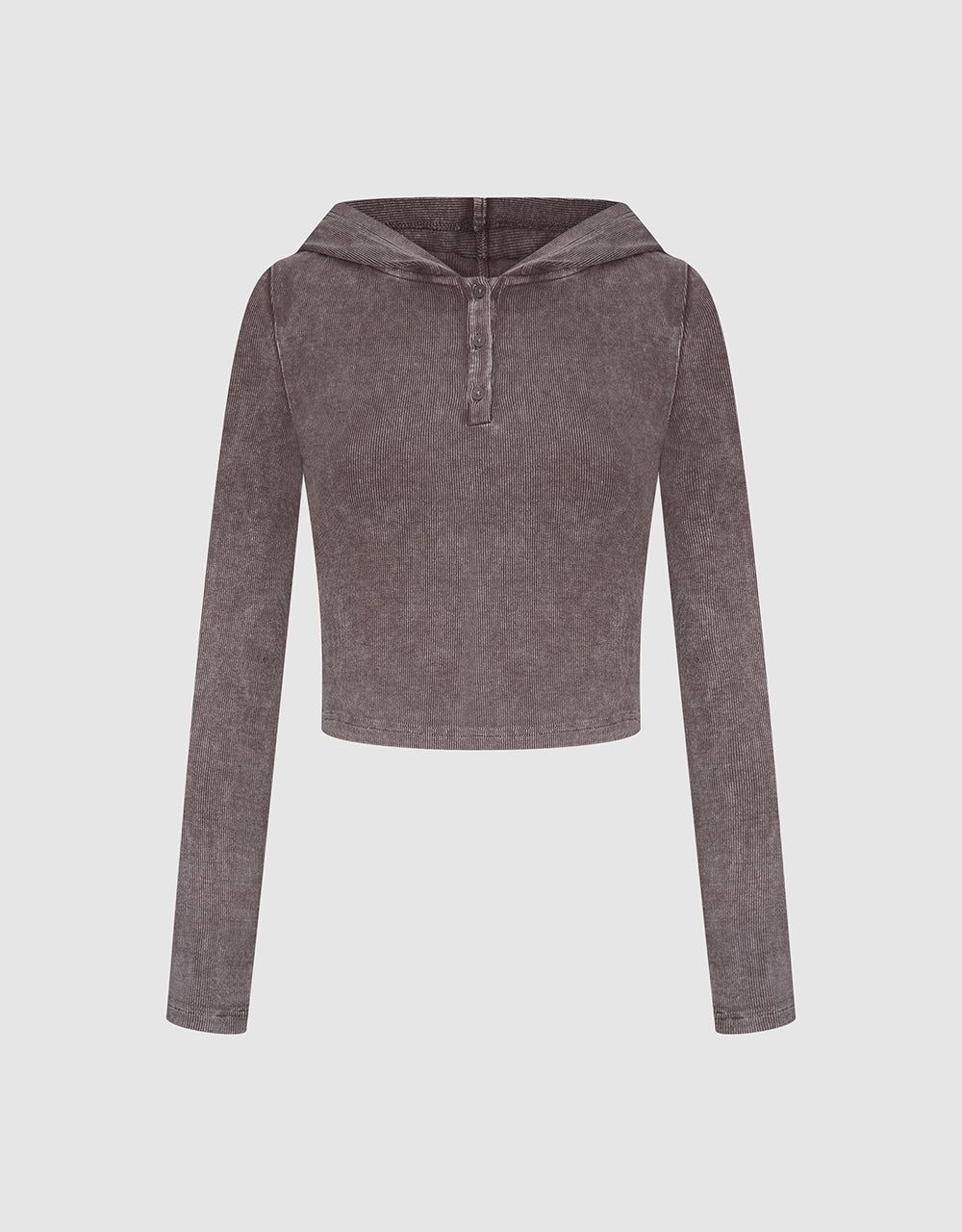 Hooded Skinny Knitted T-Shirt sold by Urban Revivo