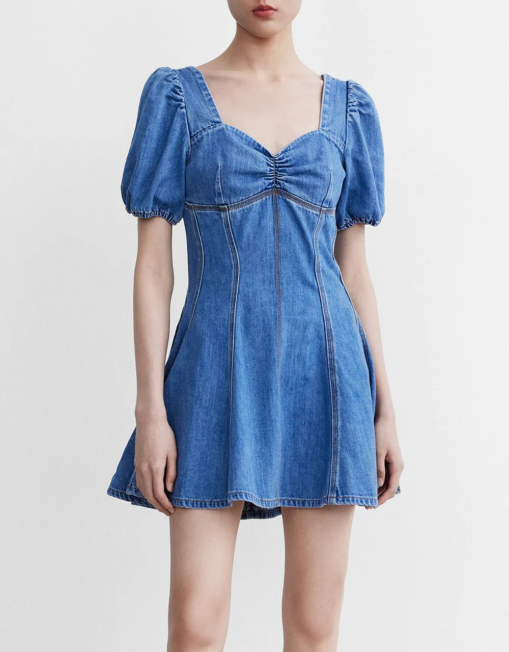 Skater Denim Dress sold by Urban Revivo product image thumbnail 2